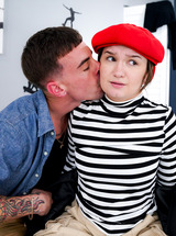 Bunny Fae Kisses Passionately, Teasing In A Private Session photo 10